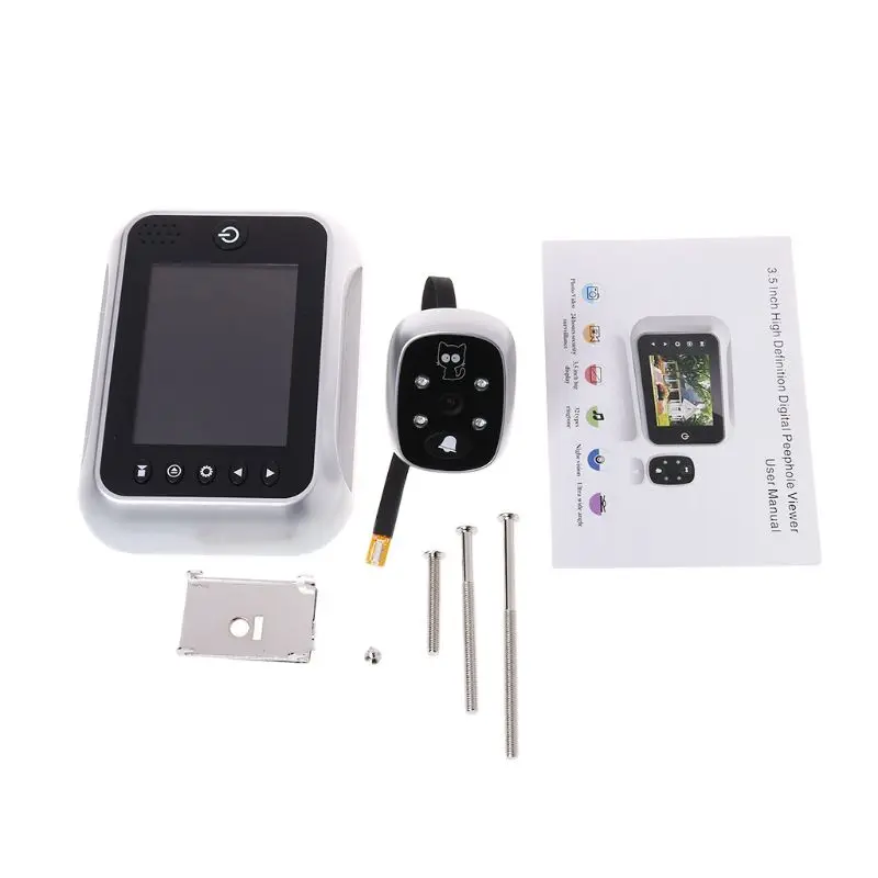 Electronic Door Bell With 3.5" LCD Display Viewer IR Night Door Peephole Camera Record 95AA
Electronic Door Bell With 3.5" LCD Display Viewer IR Night Door Peephole Camera Record 95AA