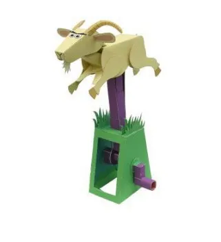 Jumping goat paper craft 3D paper model toy parent-child DIY kindergarten activity manual folding
Jumping goat paper craft 3D paper model toy parent-child DIY kindergarten activity manual folding
