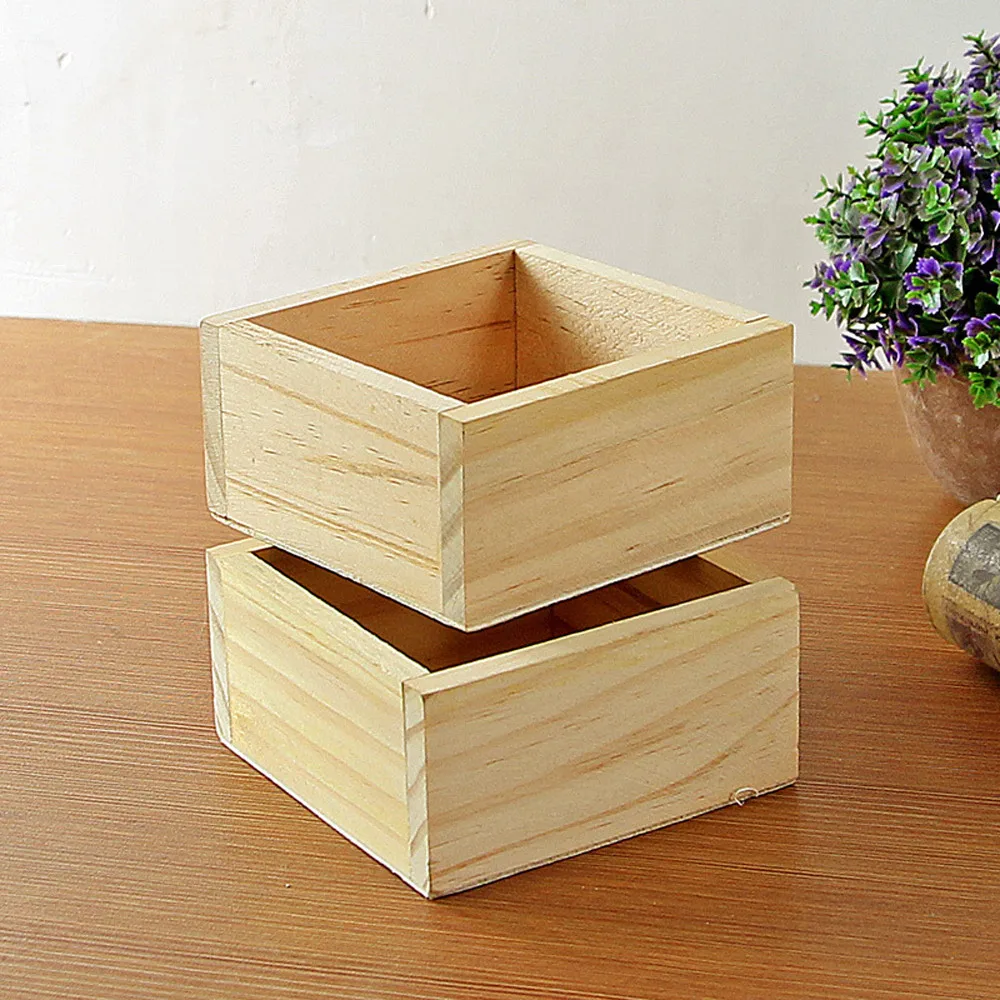 Retro Square Wooden Succulent Plants Flower Pot Garden Home Room Balcony Desktop Decoration Jewelry Cosmetic Storage Box Cases
Retro Square Wooden Succulent Plants Flower Pot Garden Home Room Balcony Desktop Decoration Jewelry Cosmetic Storage Box Cases
