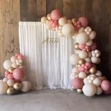 YAYAZI 111pcs Vintage Pink Sand Chrome Gold Color Matte Latex Balloon Garden Arch Kit Decorate for Wedding Kid Birthday Party
YAYAZI 111pcs Vintage Pink Sand Chrome Gold Color Matte Latex Balloon Garden Arch Kit Decorate for Wedding Kid Birthday Party