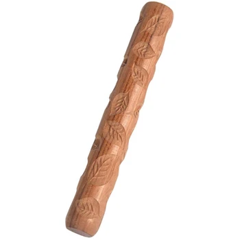 Wood Hand Rollers for Clay Stamp Clay Pattern Roller Ceramic Tools Carved Texture Printing Mud Rolling Embossed Pattern(Leaves)
Wood Hand Rollers for Clay Stamp Clay Pattern Roller Ceramic Tools Carved Texture Printing Mud Rolling Embossed Pattern(Leaves)