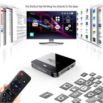 Android Box H96 Mini H8 smart TV Box Android 9.0 2GB 16GB RK3228 2.4G/5G Wifi BT4.0 4K Google Play Netflix Youtube Media Player
Android Box H96 Mini H8 smart TV Box Android 9.0 2GB 16GB RK3228 2.4G/5G Wifi BT4.0 4K Google Play Netflix Youtube Media Player