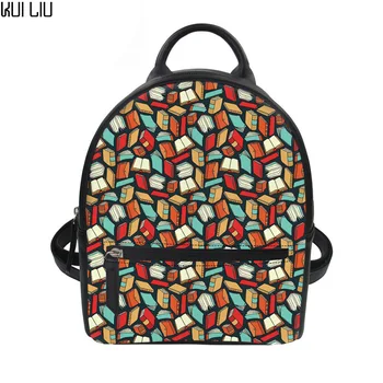 Customized Backpack Female School Backpack Girls Shopping PU Leather Mochilas Teacher Book Print Small Travel Rucksack Beach Bag
Customized Backpack Female School Backpack Girls Shopping PU Leather Mochilas Teacher Book Print Small Travel Rucksack Beach Bag