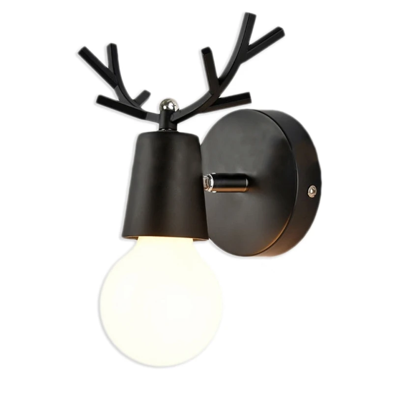 Nordic Creative Bedside Wall Lamp Simple Staircase Corridor Hallway Lamps Deer Head Bedroom Living Room Wall Lights
Nordic Creative Bedside Wall Lamp Simple Staircase Corridor Hallway Lamps Deer Head Bedroom Living Room Wall Lights