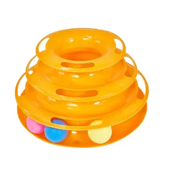1PC Three Level Cat Tracks Toy Funny Round Amusement Plate Pet Interactive Toys Cat Supplies
1PC Three Level Cat Tracks Toy Funny Round Amusement Plate Pet Interactive Toys Cat Supplies