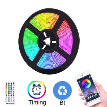 5m 150 SMD 5050 LED Waterproof RGB String Lamp Bluetooth Remote Control Ribbon Tape Light for Desktop TV Background Decor AU
5m 150 SMD 5050 LED Waterproof RGB String Lamp Bluetooth Remote Control Ribbon Tape Light for Desktop TV Background Decor AU