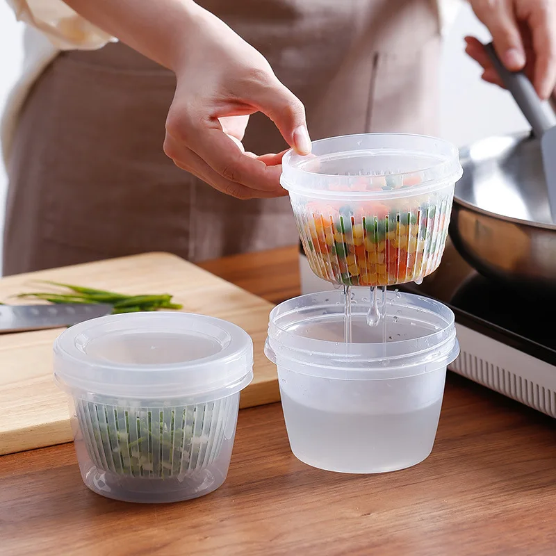 2-Layer Kitchen Crisper Refrigerator Vegetable Sealed Storage Box 2 Layer Preservation Fruit Storage Box Kitchen Organizer
2-Layer Kitchen Crisper Refrigerator Vegetable Sealed Storage Box 2 Layer Preservation Fruit Storage Box Kitchen Organizer