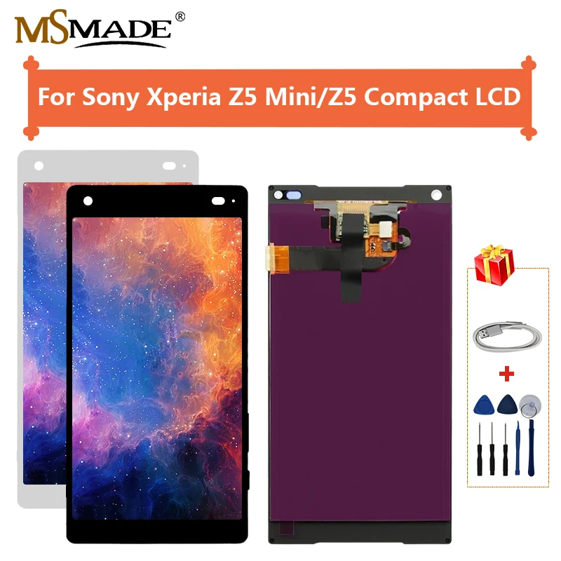 AAA Quality For Sony Z5 Compact E5803 E5823 Display LCD Touch Screen Digitizer With Frame Assembly Parts Free Shipping 4.6"
AAA Quality For Sony Z5 Compact E5803 E5823 Display LCD Touch Screen Digitizer With Frame Assembly Parts Free Shipping 4.6"