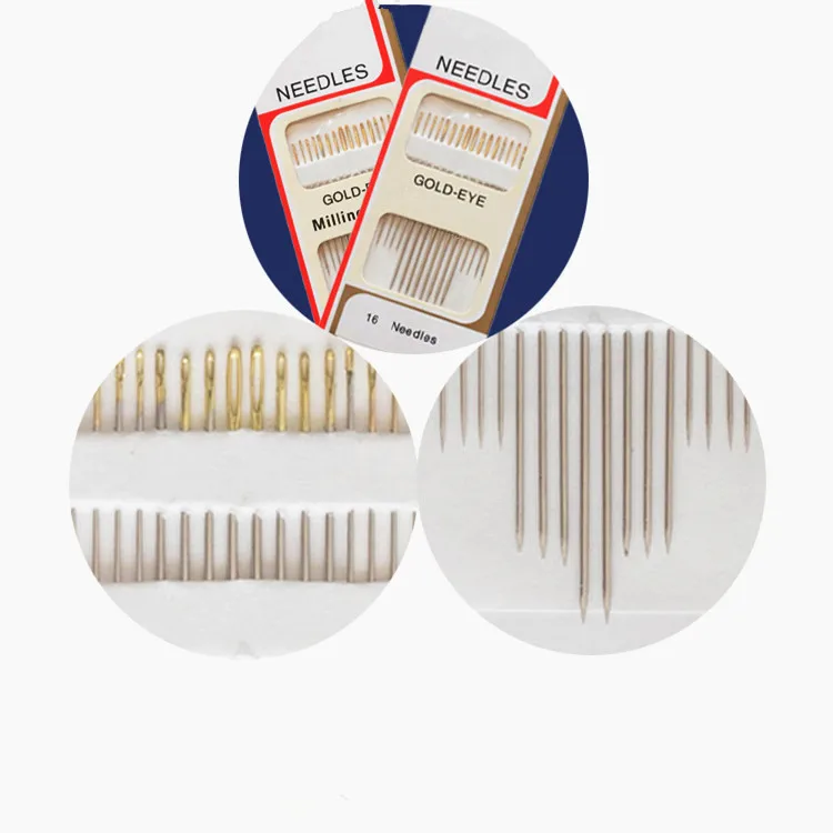 16Pcs/Set DIY Large Leather Hand Sewing Needles Gold Eye Needle Embroidery Tapestry Home Wool Sewing Accessories
16Pcs/Set DIY Large Leather Hand Sewing Needles Gold Eye Needle Embroidery Tapestry Home Wool Sewing Accessories
