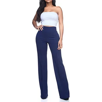 Women's Solid Loose Wide Long Trousers Flare Fashion 2019 Autumn Women Sexy High Waist Flowing Palazzo Pants O8
Women's Solid Loose Wide Long Trousers Flare Fashion 2019 Autumn Women Sexy High Waist Flowing Palazzo Pants O8