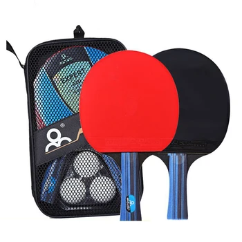 1 Pair Professional Table Tennis Ping Pong Racket Paddle Bat+3pcs Balls Bag Set Carefully Crafted High Attack Power
1 Pair Professional Table Tennis Ping Pong Racket Paddle Bat+3pcs Balls Bag Set Carefully Crafted High Attack Power