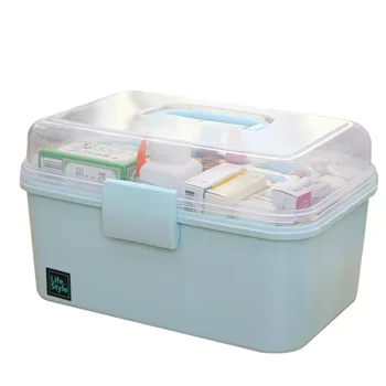26.5 X 17.5 X 16.5cm Household Medicine Storage Box First Aid Kit Storage Case boxes Drop Shipping - Blue L
26.5 X 17.5 X 16.5cm Household Medicine Storage Box First Aid Kit Storage Case boxes Drop Shipping - Blue L