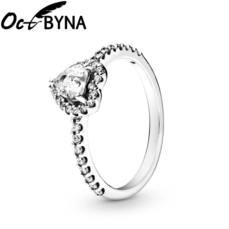 Octbyna Classic Heart-shaped Brand Ring High Quality Cubic Zirconia Engagement Wedding For Women Silver Colour Fingertip Ring
Octbyna Classic Heart-shaped Brand Ring High Quality Cubic Zirconia Engagement Wedding For Women Silver Colour Fingertip Ring