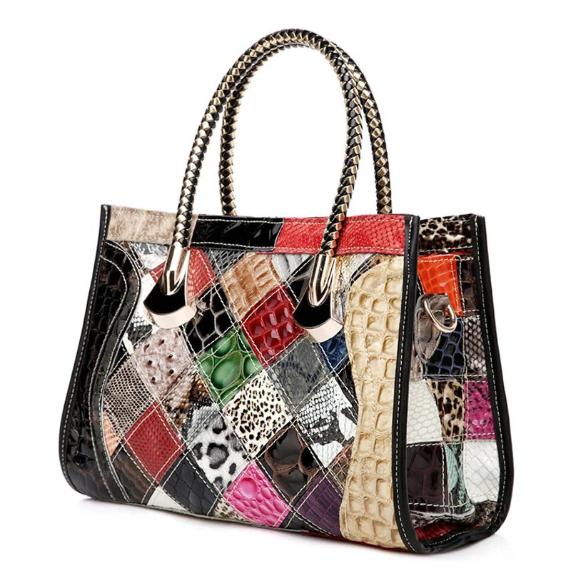 2019 Genuine Leather handbags fashion large capacity hit color Cow skin bucket bag Cowhide leather shoulder bag large 680
2019 Genuine Leather handbags fashion large capacity hit color Cow skin bucket bag Cowhide leather shoulder bag large 680