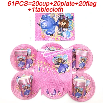 108x180cm Princess Tablecloth Disney Sofia The First Theme Party Supplies Cup Plates Kids Girls Happy Birthday Party Decor Flags
108x180cm Princess Tablecloth Disney Sofia The First Theme Party Supplies Cup Plates Kids Girls Happy Birthday Party Decor Flags