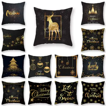 45*45cm Bronzing Cushion Cover Christmas Cushion Fashion Decorative Pillowcases 2021 New Year Pillow Case Throw Pillows Cover 
45*45cm Bronzing Cushion Cover Christmas Cushion Fashion Decorative Pillowcases 2021 New Year Pillow Case Throw Pillows Cover