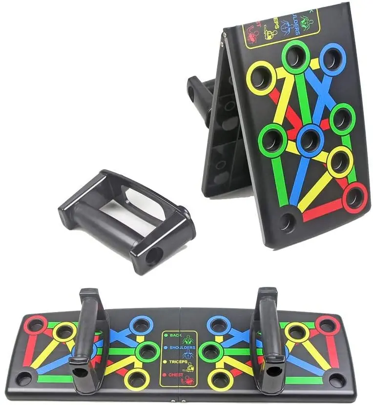 Foldable Push Up Board Body Building Rack sports Train Gym Fitness System tools Workout Exercise Stands for Body Training
Foldable Push Up Board Body Building Rack sports Train Gym Fitness System tools Workout Exercise Stands for Body Training