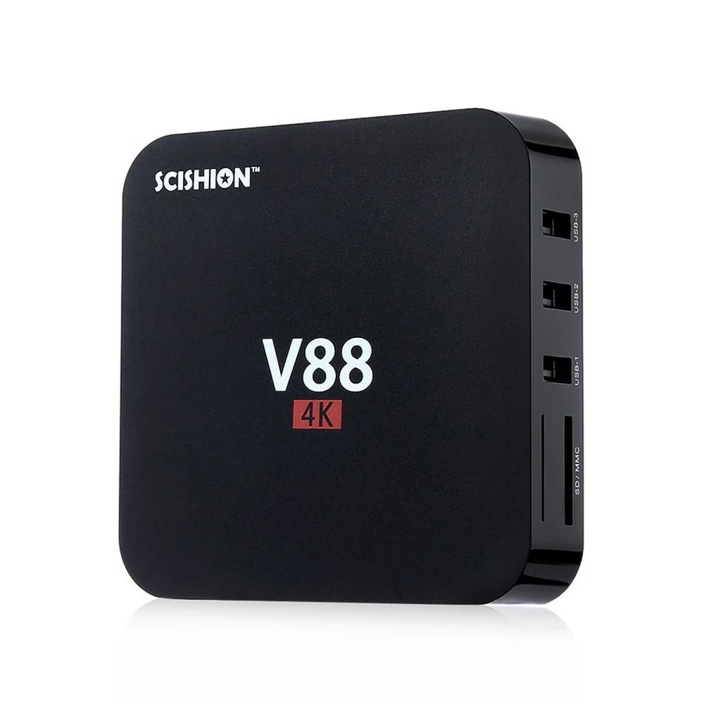 

V88 1G 8G Smart TV Box Android TV box RK3229 Quad Core Android 7.1 4K Wifi youtube Media Player with Remote Control Set Top Box