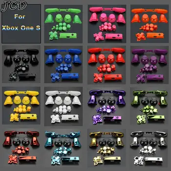JCD Plastic&Chrome Plating Full Button Set Dpad RT LT RB LB ABXY Guide ON OFF Buttons For Xbox One S Controller Gamepad Repair
JCD Plastic&Chrome Plating Full Button Set Dpad RT LT RB LB ABXY Guide ON OFF Buttons For Xbox One S Controller Gamepad Repair