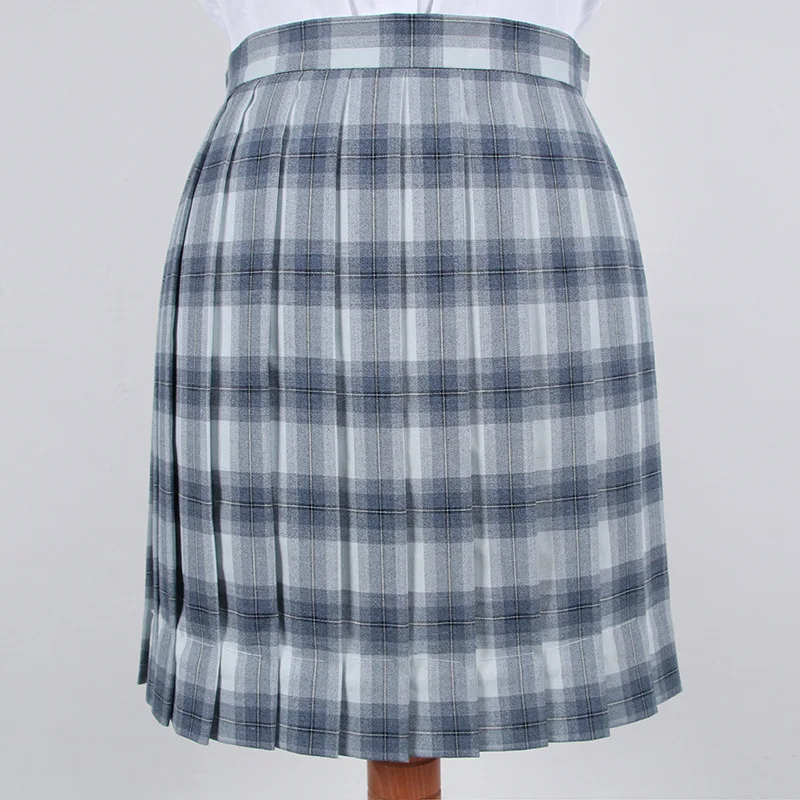 School Dresses Grey Blue Plaid Pleated Skirt High Quality JK Uniform Skirt Students Anime Sailor Suit High Waist Short Skirts
School Dresses Grey Blue Plaid Pleated Skirt High Quality JK Uniform Skirt Students Anime Sailor Suit High Waist Short Skirts