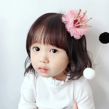 Rhinestone Crown Lace Kids Girls Headwear Sweet Girls Hair clip hairpins Barrette For Girls Baby Hair Accessories
Rhinestone Crown Lace Kids Girls Headwear Sweet Girls Hair clip hairpins Barrette For Girls Baby Hair Accessories