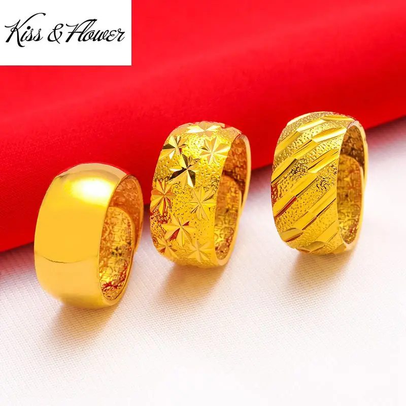KISS&FLOWER RI66 Fine Jewelry Wholesale Fashion Man Boy Birthday Wedding Gift Starry Meteor Shower Wide 24KT Gold Resizable Ring
KISS&FLOWER RI66 Fine Jewelry Wholesale Fashion Man Boy Birthday Wedding Gift Starry Meteor Shower Wide 24KT Gold Resizable Ring