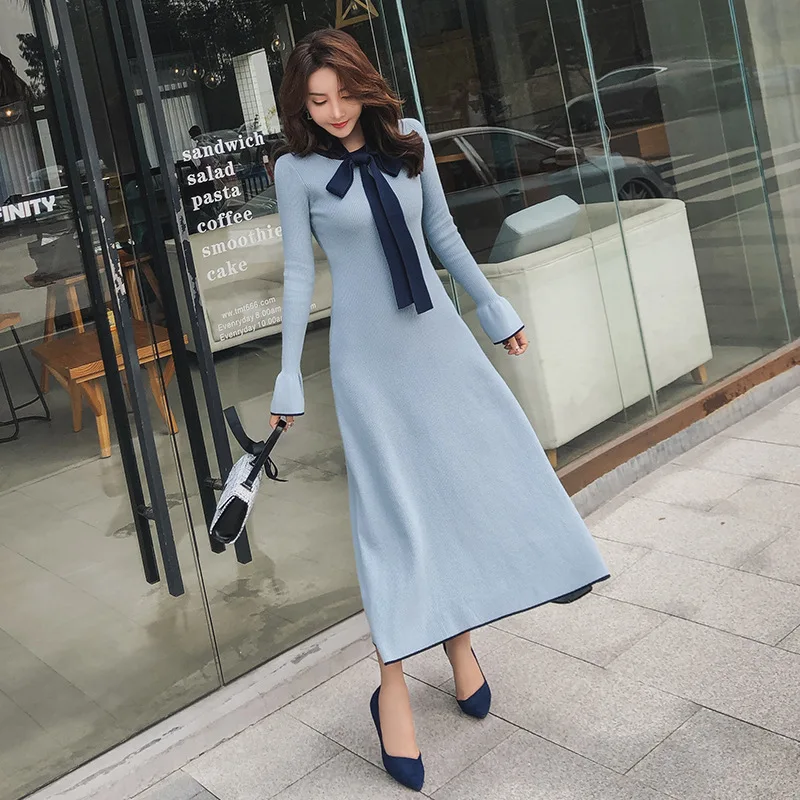Debutante Elegant Autumn Season Thick Slim Fit Slimming Dress Sweater Women's Long over-the-Knee Knit Base Skirt Long Sleeve
Debutante Elegant Autumn Season Thick Slim Fit Slimming Dress Sweater Women's Long over-the-Knee Knit Base Skirt Long Sleeve