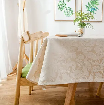 Eforcurtain Luxury Jacquard Rectangle Tablecloth Cream Ivory Spillproof for Holiday Parties Home Decoration
Eforcurtain Luxury Jacquard Rectangle Tablecloth Cream Ivory Spillproof for Holiday Parties Home Decoration