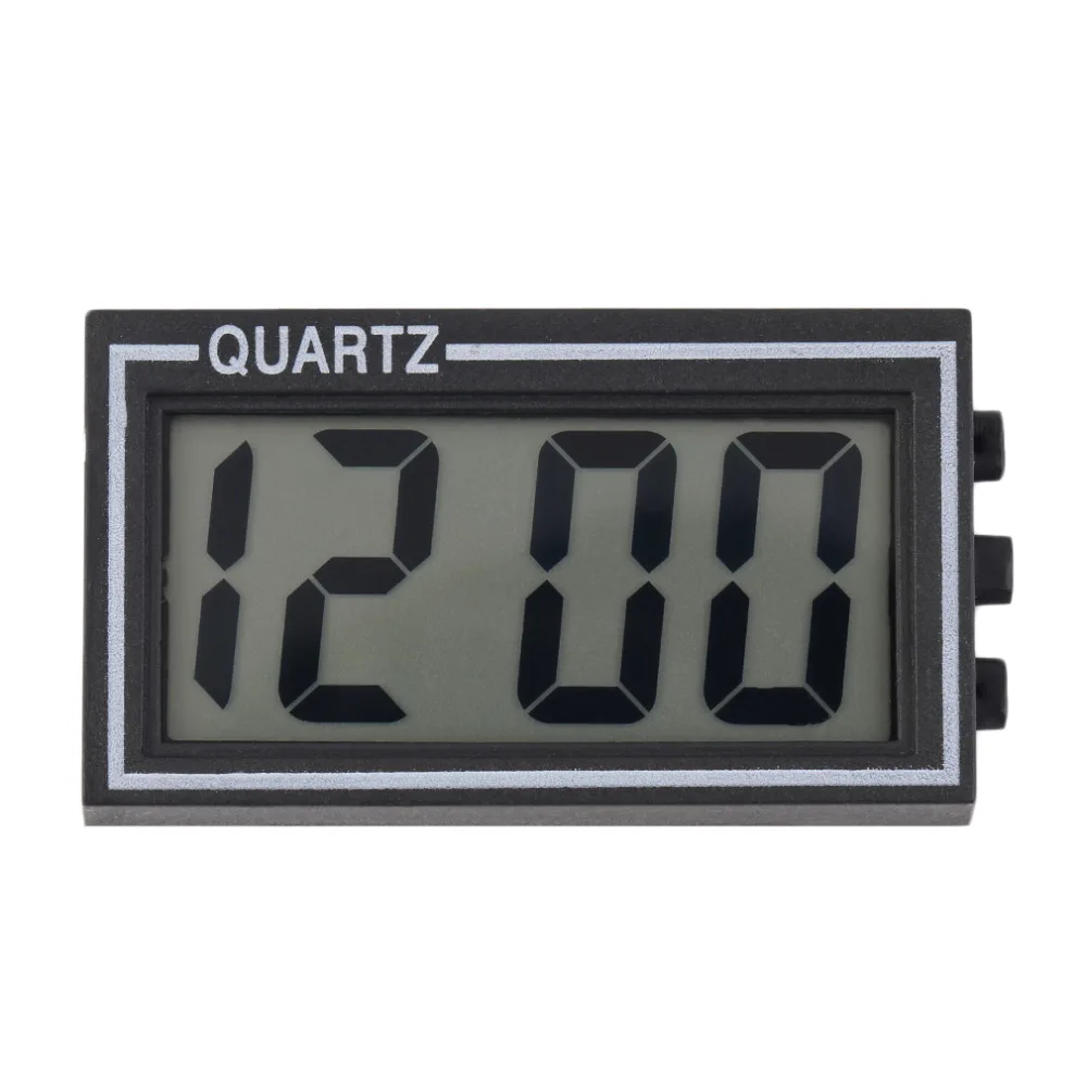 

2017 NEW Arrival Small Size Digital LCD Table Car Dashboard Desk Date Time Calendar Small Clock Durable For Home Use