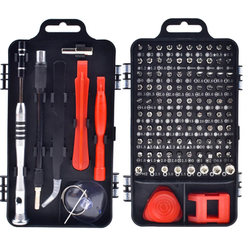 110 in 1 Set of Screw Driver Bit Set Multi-function Precision Mobile Phone Repair Device Hand Screwdriver Tools Torx Hex
110 in 1 Set of Screw Driver Bit Set Multi-function Precision Mobile Phone Repair Device Hand Screwdriver Tools Torx Hex