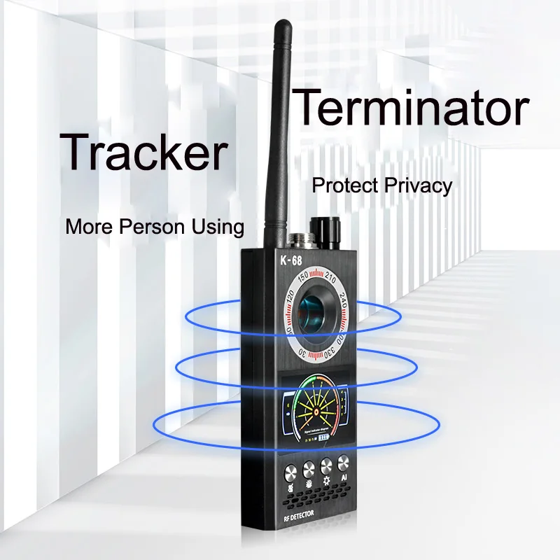 K68 Pro Security RF Bug Anti Candid Camera Signal Detector Frequency Scanner GPS Wireless Tracker GSM Detector Micro Wave
K68 Pro Security RF Bug Anti Candid Camera Signal Detector Frequency Scanner GPS Wireless Tracker GSM Detector Micro Wave