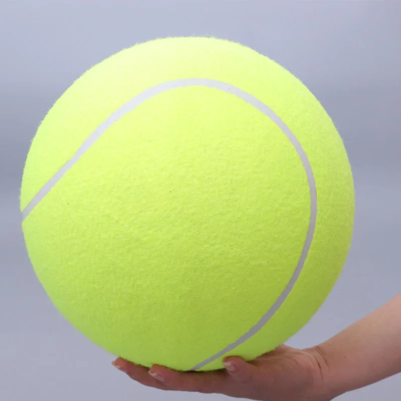 Zabawka interaktywna dla psa - gigantyczna piłka tenisowa 24CM - Wianko - 10