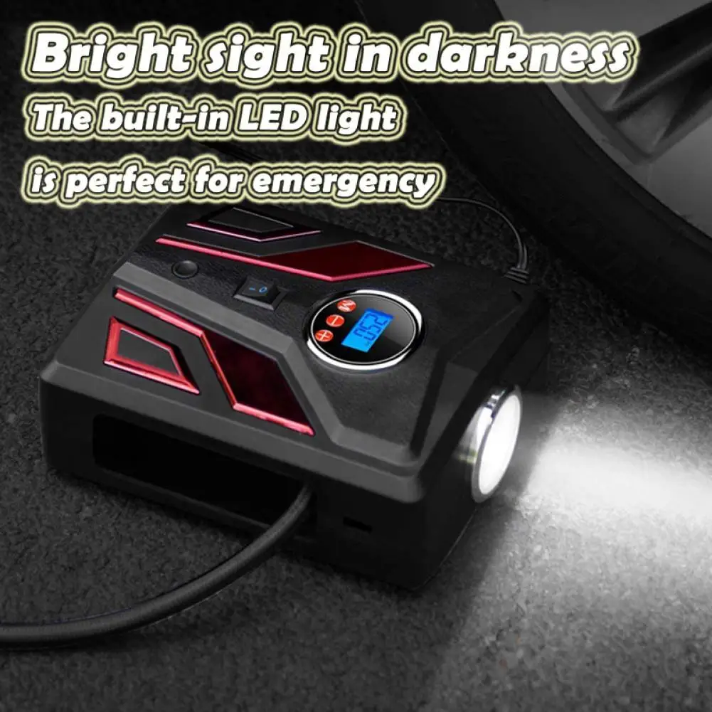 Car Air Pump Useful 12V Low Noise LCD Car Tire Air Pump for Bicycle Air Pump Air Compressor
Car Air Pump Useful 12V Low Noise LCD Car Tire Air Pump for Bicycle Air Pump Air Compressor