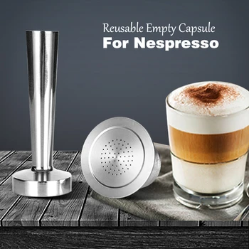 Nespresso Refillable Capsule Stainless Steel Coffee Inox Cafe Permanent Coffee Filter Tamper Coffeeware For Nespresso Machines
Nespresso Refillable Capsule Stainless Steel Coffee Inox Cafe Permanent Coffee Filter Tamper Coffeeware For Nespresso Machines