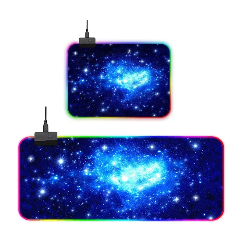 RGB Gaming Mouse Pad with Light Nylon Thread Stitched Edges Non-Slip Rubber Base Gaming Mouse Mat
RGB Gaming Mouse Pad with Light Nylon Thread Stitched Edges Non-Slip Rubber Base Gaming Mouse Mat