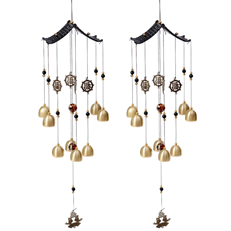 Wind Chimes Courtyard Antique Amazing Garden Copper Bells Wind Chimes Ornaments Sailboat and Blessing Pendants
Wind Chimes Courtyard Antique Amazing Garden Copper Bells Wind Chimes Ornaments Sailboat and Blessing Pendants