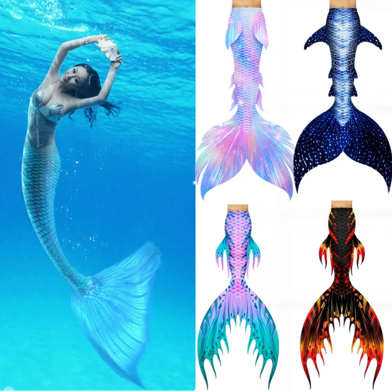 New Mermaid Tail for Swimming Swimsuit Tail and Fins Mermaid Tails With Monofin Adult Kids Swimmable Cosplay Costumes sets
New Mermaid Tail for Swimming Swimsuit Tail and Fins Mermaid Tails With Monofin Adult Kids Swimmable Cosplay Costumes sets