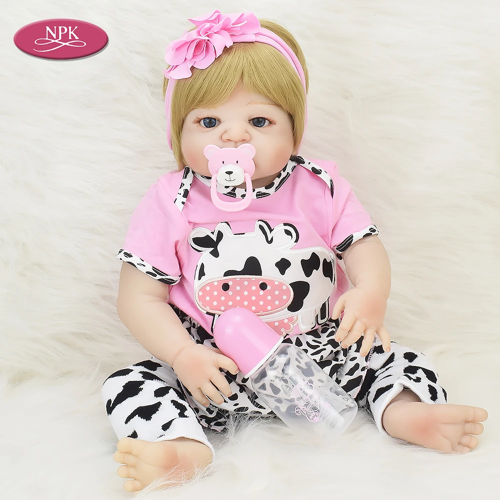 

Lifelike Princess Girl Full Body Silicone Reborn Baby Doll 55CM Bath Toy Realistic Babies Dolls Silicona Bebes Reborn Menina NPK