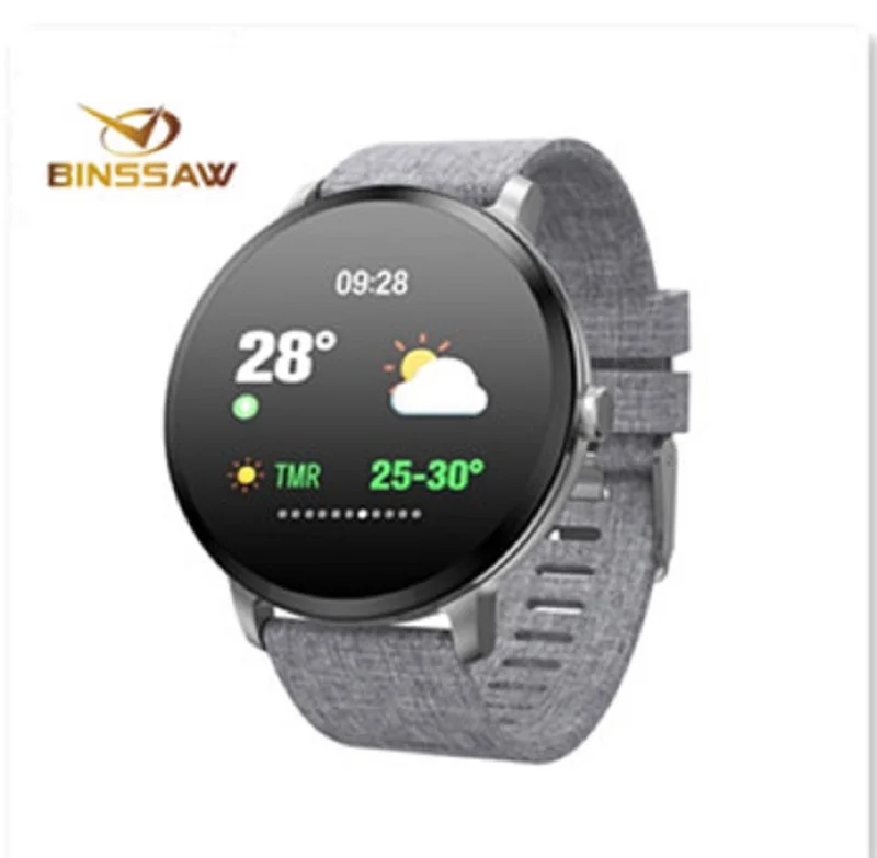 BINSSAW V11 Smart watch IP67 waterproof Tempered glass Activity Fitness tracker Heart rate monitor BRIM Men Women Smart band
BINSSAW V11 Smart watch IP67 waterproof Tempered glass Activity Fitness tracker Heart rate monitor BRIM Men Women Smart band