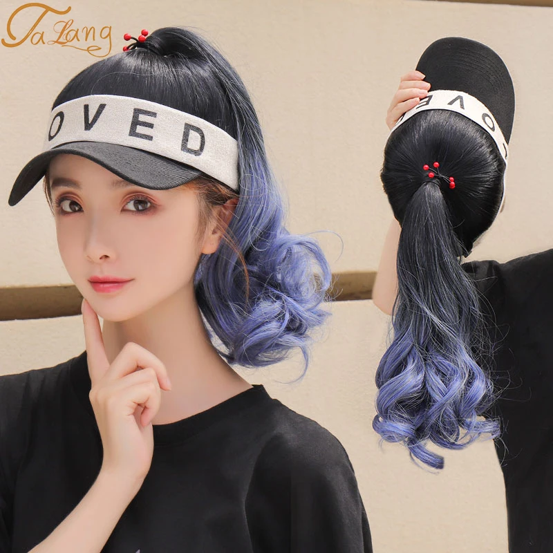 TALANG Synthetic Wig Hat Baseball Cap With Short Straight Curly Blonde Wig For Women Female Heat Resistant Fiber Short Wig
TALANG Synthetic Wig Hat Baseball Cap With Short Straight Curly Blonde Wig For Women Female Heat Resistant Fiber Short Wig