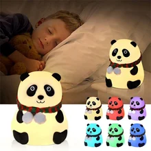 Panda LED Night Light Touch Sensor Colorful Cartoon Silicone Lamp USB Powered Bedroom Bedside Lamp for Children Kids 2022
Panda LED Night Light Touch Sensor Colorful Cartoon Silicone Lamp USB Powered Bedroom Bedside Lamp for Children Kids 2022