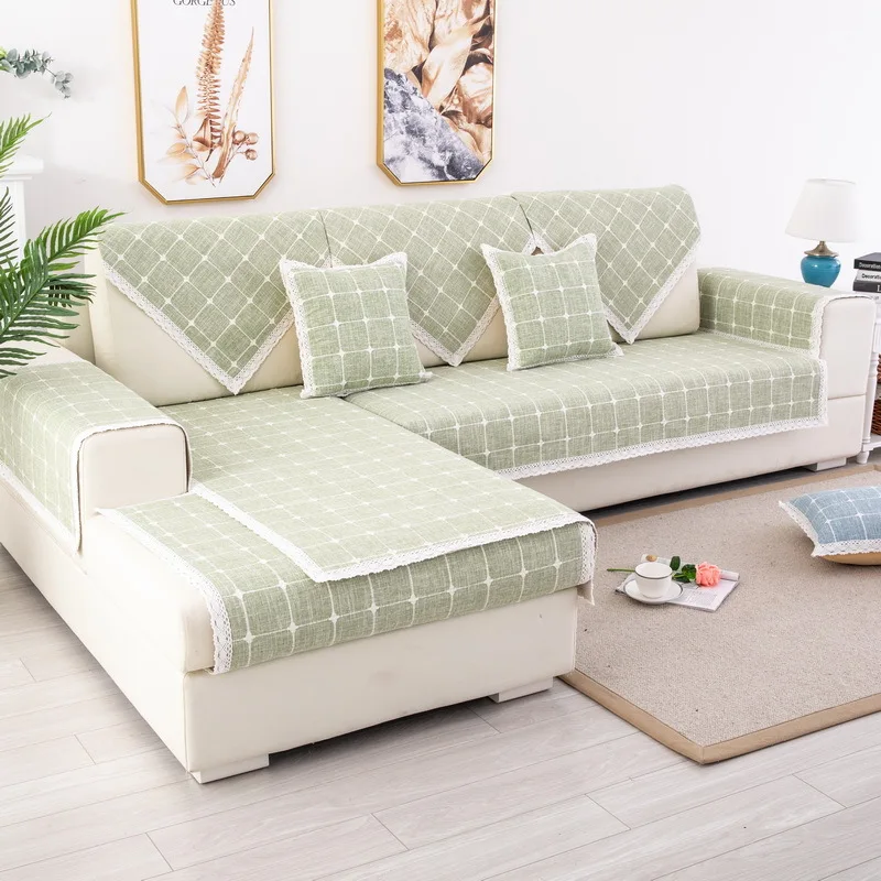 Summer Breathable Cotton Line Fabric Four Seasons Universal Sofa Towel Non- Slip Armrest Backrest Towel Cushion
Summer Breathable Cotton Line Fabric Four Seasons Universal Sofa Towel Non- Slip Armrest Backrest Towel Cushion