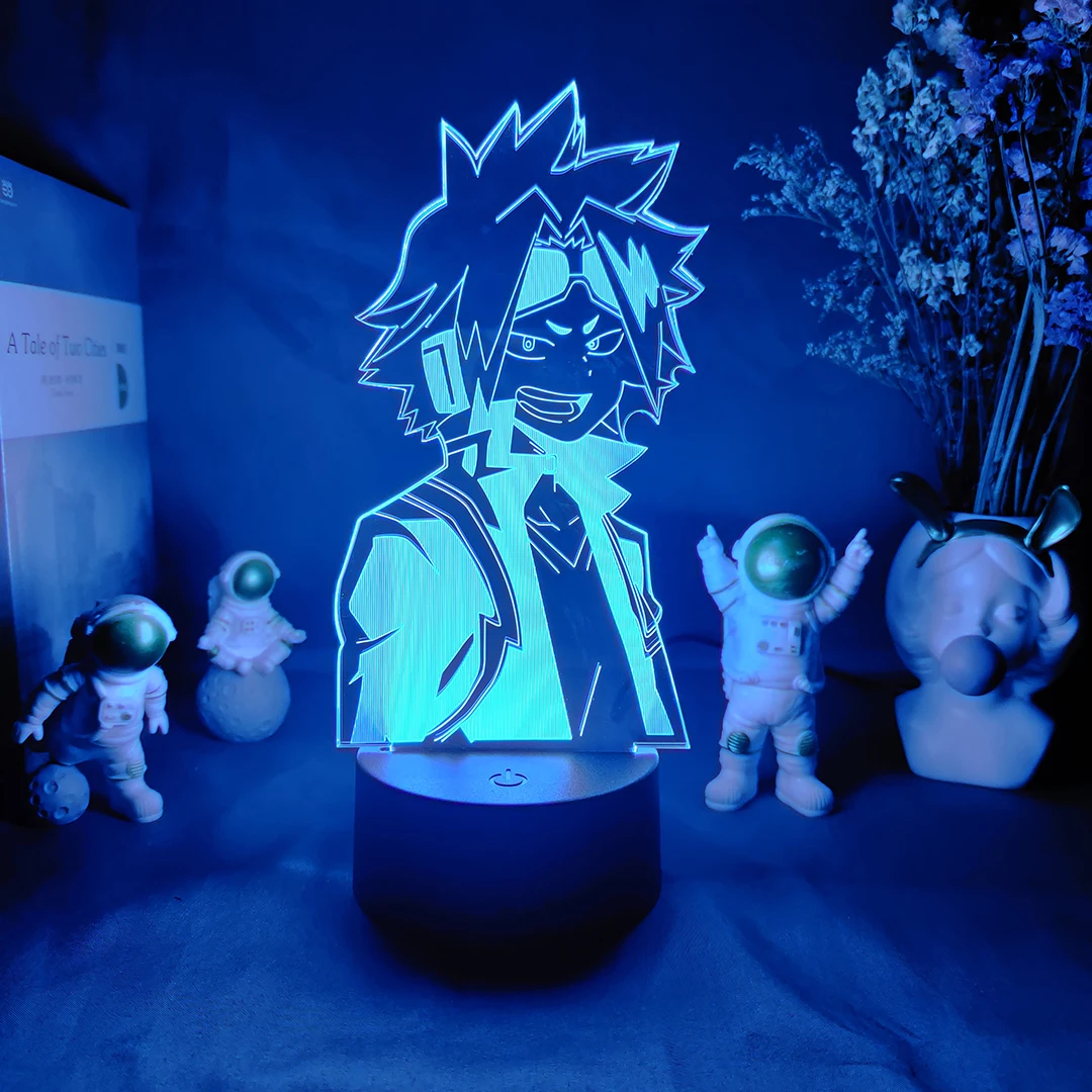 Фигурка Boku no Hero моя геройская академия, DENKI KAMINARI светодиодный аниме лампа, фигурка моя геройская академия, 3D Визуальный ночник, Otakus, подарок на день рождения, арт-деко
Фигурка Boku no Hero моя геройская академия, DENKI KAMINARI светодиодный аниме лампа, фигурка моя геройская академия, 3D Визуальный ночник, Otakus, подарок на день рождения, арт-деко