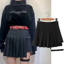 Withered New Faldas Mujer Moda 2022 Ins Fashion Blogger Vintage High Waist Pleated Skirt Women A-line Sexy Mini Skirts Womens 
Withered New Faldas Mujer Moda 2022 Ins Fashion Blogger Vintage High Waist Pleated Skirt Women A-line Sexy Mini Skirts Womens