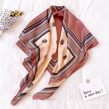 2020 Women Luxury Brand Aztec Ethnic Patchwork Silk Shawl Scarf Print Soft Small Handkerchief Wrap Neck Snood Bag Scarfs 90*90Cm
2020 Women Luxury Brand Aztec Ethnic Patchwork Silk Shawl Scarf Print Soft Small Handkerchief Wrap Neck Snood Bag Scarfs 90*90Cm