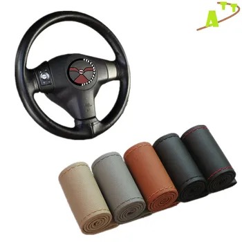 100% New Steering Wheel 38cm Car Steering Wheel Cover With Needle and Thread Artificial Leather Diameter 38cm Steering Cover DIY
100% New Steering Wheel 38cm Car Steering Wheel Cover With Needle and Thread Artificial Leather Diameter 38cm Steering Cover DIY