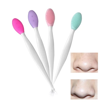 1Pc Soft Handheld Silicone Face Care Clean Brush Exfoliator Blackhead Removal Facial Cleansing Massager Brush Makeup Tools
1Pc Soft Handheld Silicone Face Care Clean Brush Exfoliator Blackhead Removal Facial Cleansing Massager Brush Makeup Tools