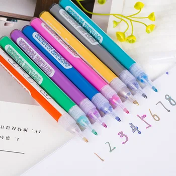 8 Colors Double Line Outline Pen Highlighter Marker Pen for Writing Drawing GK99
8 Colors Double Line Outline Pen Highlighter Marker Pen for Writing Drawing GK99