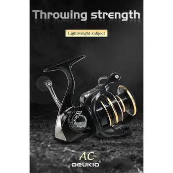 Spining Fishing Wheel Metal Handle Pleasure Sea Fishing Tool 5.2:1 Deep Line Cup Strong Sturdy High Wear Resistance and Rigidity
Spining Fishing Wheel Metal Handle Pleasure Sea Fishing Tool 5.2:1 Deep Line Cup Strong Sturdy High Wear Resistance and Rigidity