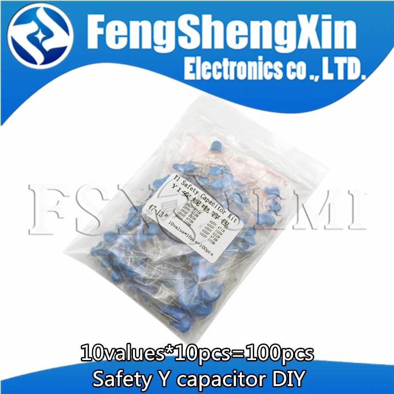 10values*10pcs=100pcs Safety Y capacitor DIY KIT X1 Y1 Y2 400VAC 250VAC 471 102 222M 472M 103M
10values*10pcs=100pcs Safety Y capacitor DIY KIT X1 Y1 Y2 400VAC 250VAC 471 102 222M 472M 103M